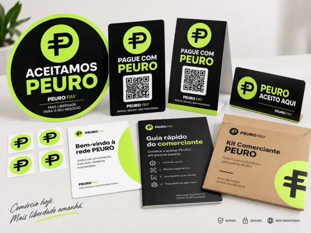Prévia do Kit Comércio PEURO em português